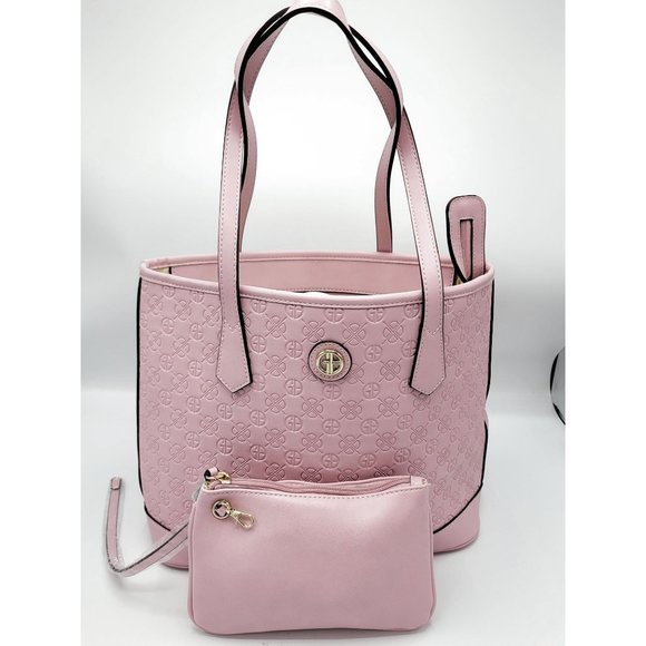 Giani Bernini Gorgeous Debossed Signature Tote with Wristlet - Picture 4 of 12